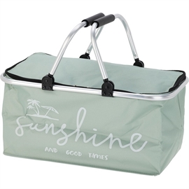 Kylväska med dragkedja och bärhandtag 35 L, Grön