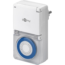 Goobay Automatisk På och Av m. Analog Timer IP44