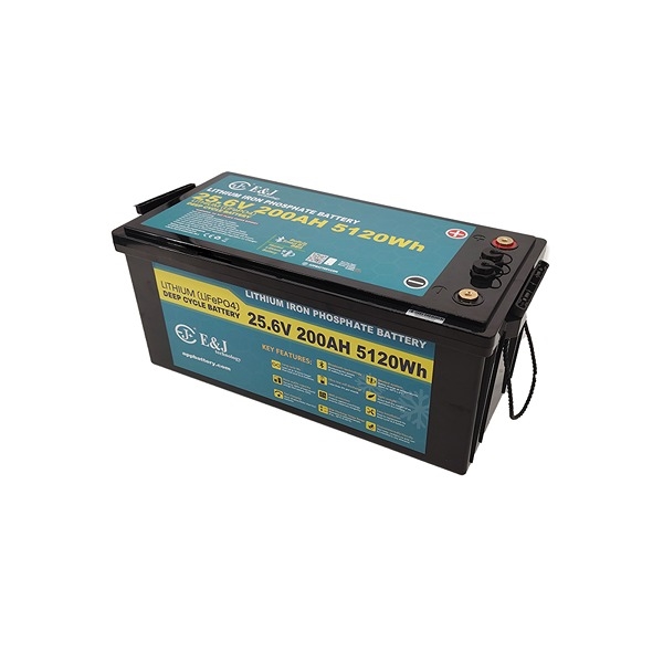 E&J Litiumbatteri 25,6 volt 200Ah (Bluetooth + HEAT)