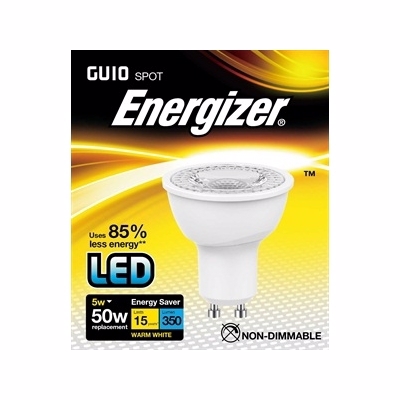 Energizer GU10 LED 6500K spotlight 4,2W 345 lumen (50 W)