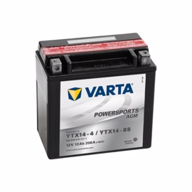 Varta 512 014 010 Powersports MC batteri 12 volt 12Ah (+ vänster pol)