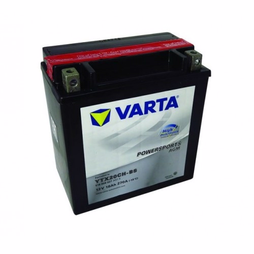 Varta 518 908 027 Powersports 12-volts MC-batteri 18 Ah (+pol till vänster)