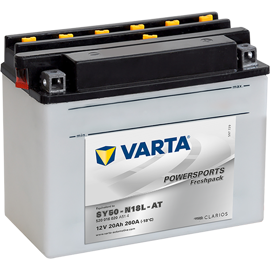 Varta 520 016 020 MC batteri 12 volt 20Ah (+pol till höger)