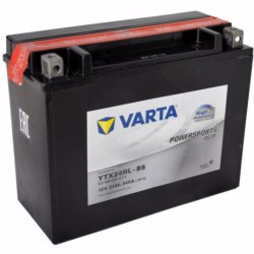 Varta 521 908 034 Powersports 12-volts MC-batteri 21 Ah (+pol till höger)