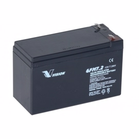12 volts blybatteri 7,2 Ah CP1272 F2 6,3mm
