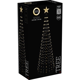 LED Julgran med Fjärrkontroll H: 210 cm, Varm Vit