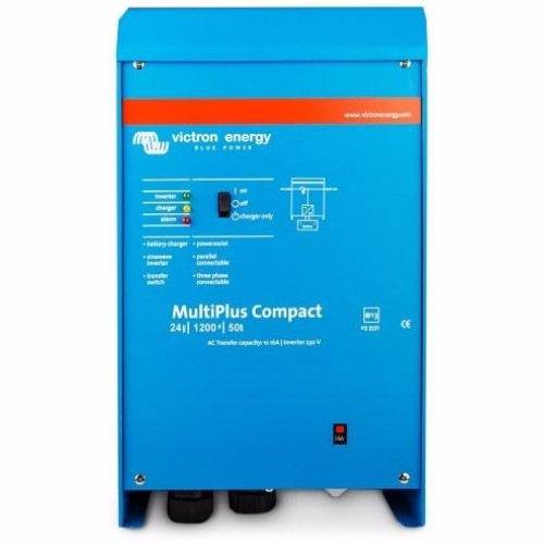 Victron Multiplus C batteriladdare / inverter på 24 V / 230 V - 25 Ah / 1200 W