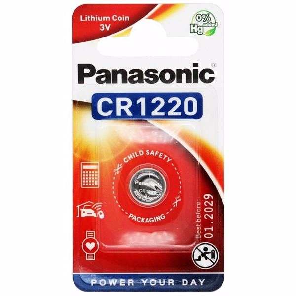 Panasonic CR1220 knappcellsbatteri