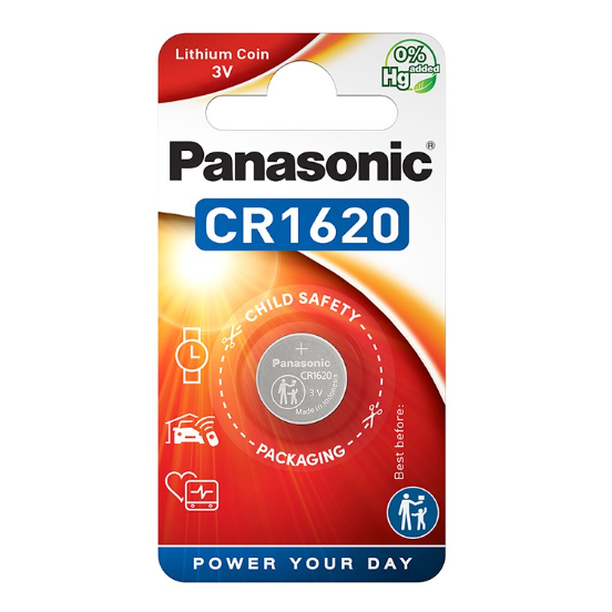 Panasonic CR1620 3V litiumbatteri