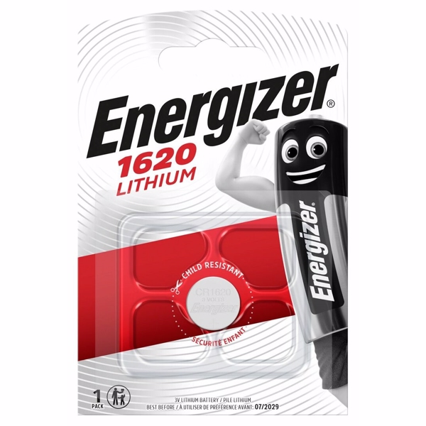 CR1620 Energizer 3V litiumbatteri