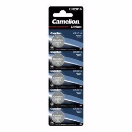 CR2016 Camelion 3V litiumbatterier 5-pack