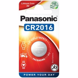 CR2016 Panasonic 3V litiumbatteri