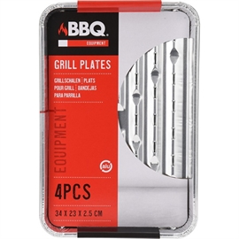 4 grillplåtar i aluminium 