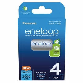 Panasonic LR06/AA Eneloop batterier 2000 mAh (40 st pak) 