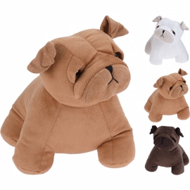 Doorstop French Bulldog 1 kg (mörkbrun)