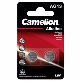 Camelion LR44 / AG13 1,5V Alkaline Plus-batterier (2 st.)