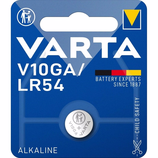 Varta LR54 / V10GA 1,5V alkaliskt batteri