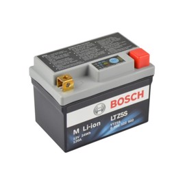 Bosch MC litiumbatteri LTZ5S 12 volt 2Ah +pol till höger