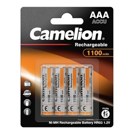 Camelion LR03/AAA Uppladdningsbara batterier 1100 mAh