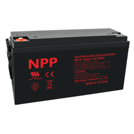 NPP 12-VOLTS BLYBATTERI 150 AH 6FM150