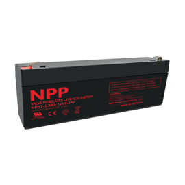 NPP Power 12 volts blybatteri 2,3Ah