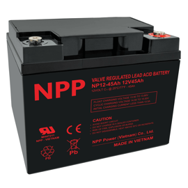 NPP Power 12 volts blybatteri 45Ah