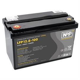 NPP Power Litiumbatteri 12V/100Ah (Bluetooth)