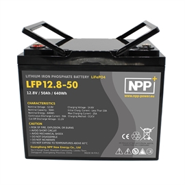 NPP Power Litiumbatteri 12V/50Ah (Bluetooth)