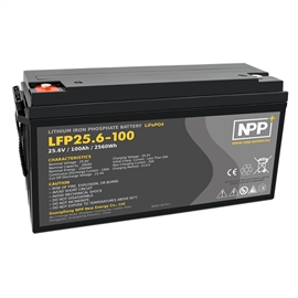 NPP Power litiumbatteri 24V/100Ah (Bluetooth)