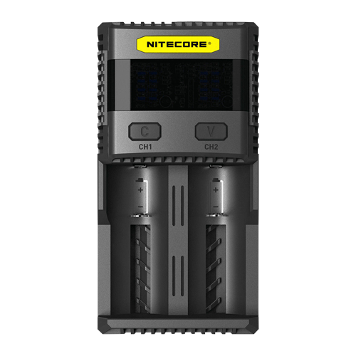 Nitecore SC2 batteriladdare 14500/17335/18650/26650 (2 batterier)