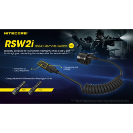 Nitecore RSW2i USB-C Remote Switch för i-Generation