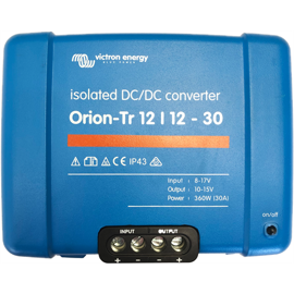 Omvandlare Victron Orion-TR DC / DC Converter 12 V - 12 V - 30 A (12,2 V utsignal)