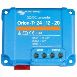 Omvandlare Victron Orion-TR DC / DC Converter 24 V - 12 V - 20 Ah (12,5 V utsignal)