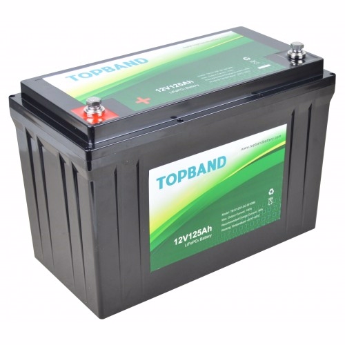 TOPBAND litiumbatteri 12V 125Ah