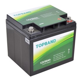 TOPBAND litiumbatteri 12V 50Ah