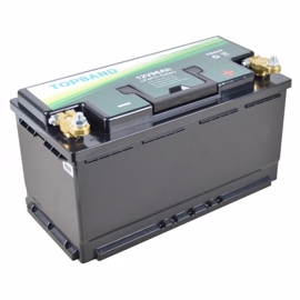 TOPBAND litiumbatteri 12 volt 96Ah med app-övervakning (HEAT)