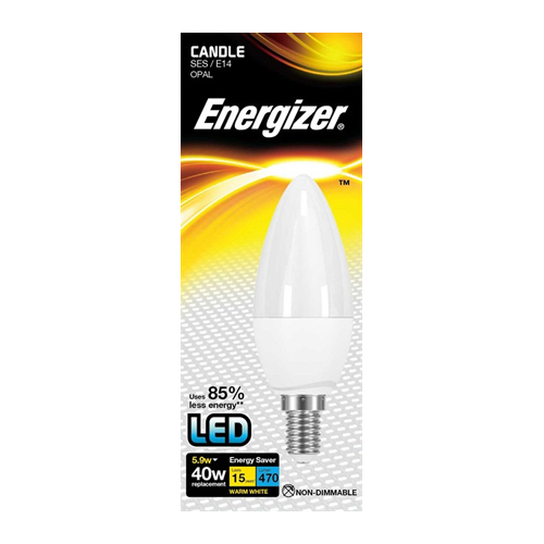 Energizer E14 LED Kronljus 4,9W 470 Lumen (40W)