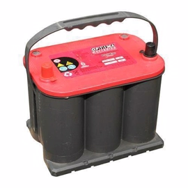 OPTIMA Red Top RTS 4.2 AGM Batterie – 12V, 50Ah, 815 CCA | Hochleistungs-Startbatterie (BCI 34)
