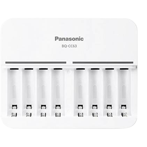 Panasonic Eneloop BQ-CC63 batteriladdare (8 AA- / AAA-batterier)