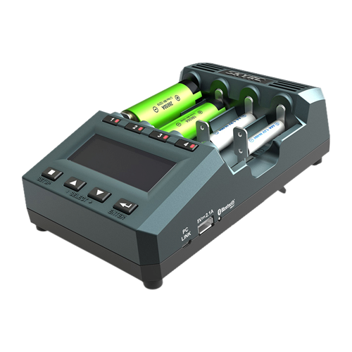 SkyRC MC3000 professionell litiumjonladdare för 4 batterier.