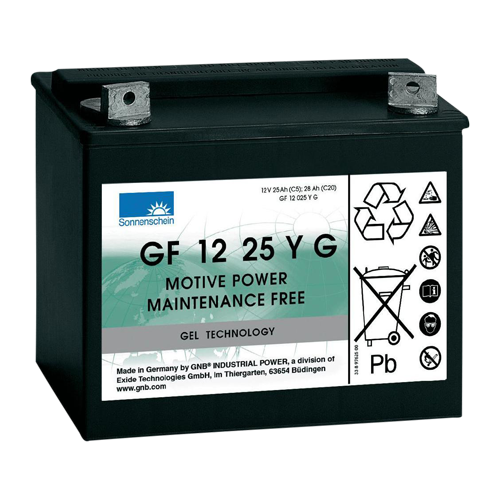 Sonnenschein GF12 025V GEL-batteri 25 Ah