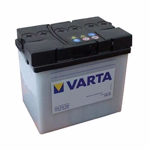 Varta 530 034 12 MC-batteri 12 volt 30 Ah (+pol till vänster)