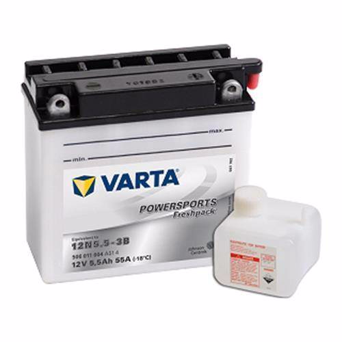 Varta 506 011 004 12-volts MC-batteri 6 Ah (+pol till höger)