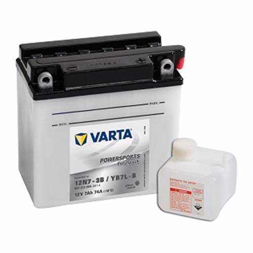 Varta 507 012 004 MC-batteri 12 volt 7 Ah (+pol till höger)