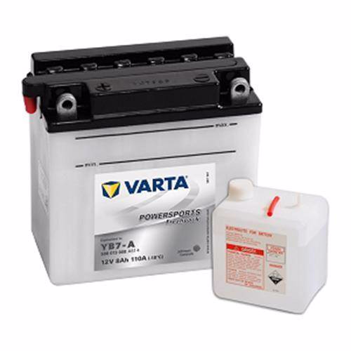 Varta 508 013 008 MC batteri 12 volt 8 Ah (+pol till vänster)