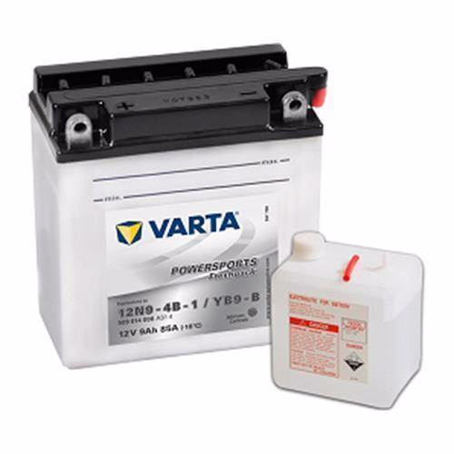 Varta 509 014 008 MC batteri 12 volt 9 Ah (+pol till vänster)