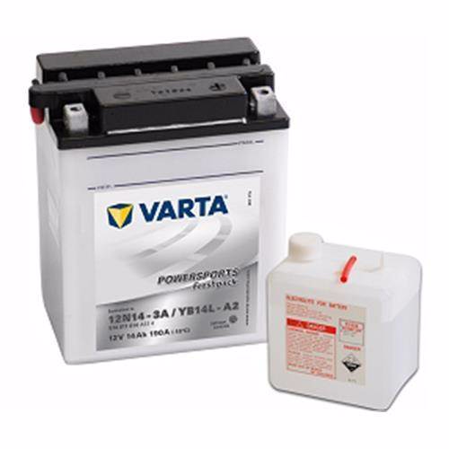 Varta 514 011 014 MC-batteri 12 volt 14 Ah (+pol till höger)