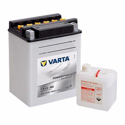 Varta 514 014 014 MC-batteri 12 volt 14 Ah (+pol till vänster)