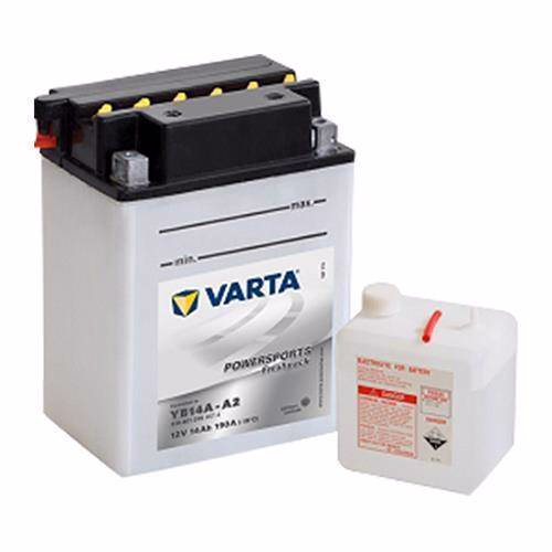 Varta 514 401 019 MC-batteri 12 volt 14 Ah (+pol till vänster)