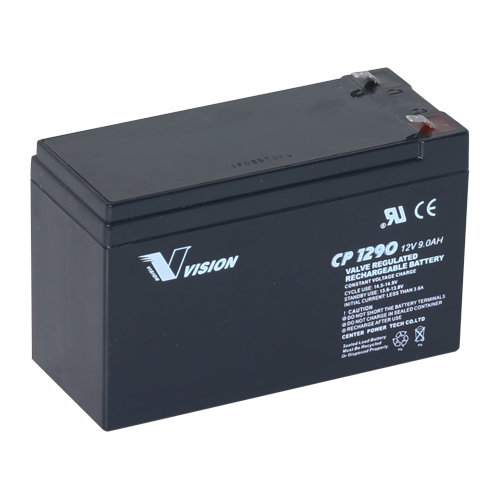 Vision CP1290 12 volts blybatteri 9,0Ah
